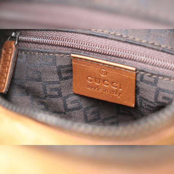 Authentic Gucci Brown Suede Hobo Handbag🤎 - Picture 16 of 16
